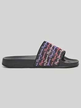 Шлепанцы Pepe Jeans SLIDER SET W, черный