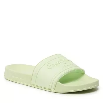 Шлепанцы Pepe Jeans SliderLogo W, зеленый