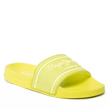Шлепанцы Pepe Jeans SliderLogo Woman, зеленый