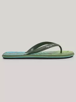 Шлепанцы Pepe Jeans WHALE PALM, зеленый