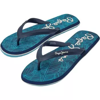 Шлепанцы Pepe Jeans Whale Rainforest, синий