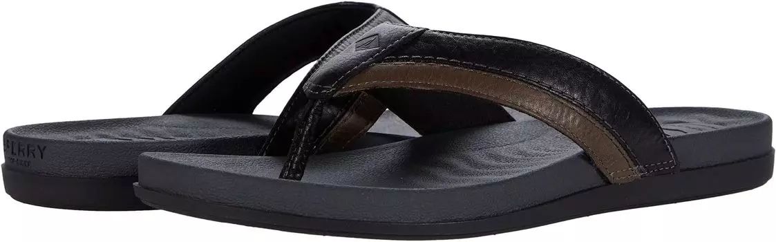 Шлепанцы Plushwave Thong Sperry, черный