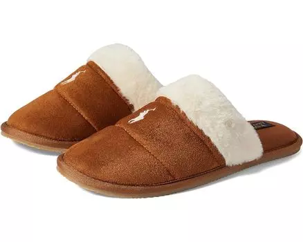 Шлепанцы Polo Ralph Lauren Kelcie Scuff Slipper, цвет Snuff