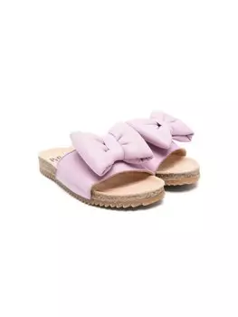 Шлепанцы Pp Simona с бантом, фиолетовый