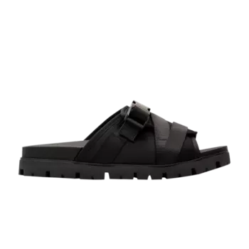 Шлепанцы Prada Buckled Slide 'Black', черный