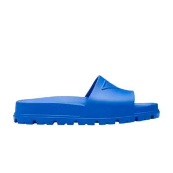 Шлепанцы Prada Rubber Slide, синий