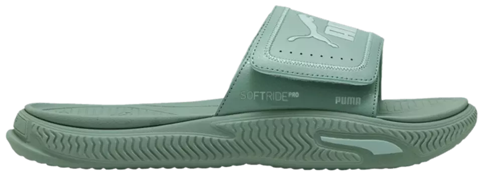 Шлепанцы Puma Softride Pro 24 V Slide 'Green Moon', зеленый