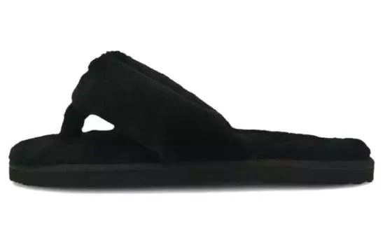 Шлепанцы и сланцы Puma Women's Fluff Flip Slide 'Black Team Gold'