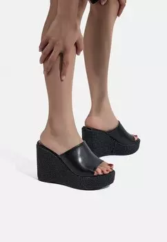 Шлепанцы Queen Helena, черный