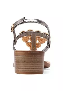 Шлепанцы Queen Helena, серый