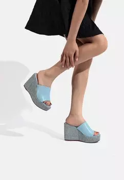 Шлепанцы Queen Helena, синий