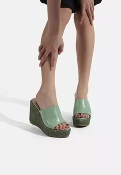 Шлепанцы Queen Helena, зеленый
