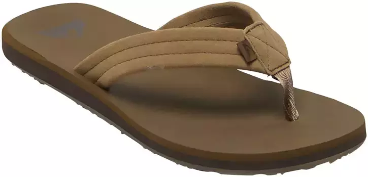 Шлепанцы Quiksilver "CARVER SUEDE CORE", бежевый