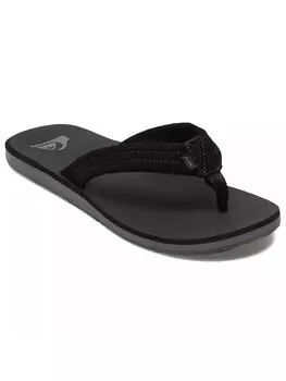 Шлепанцы Quiksilver CARVER SUEDE CORE, черный