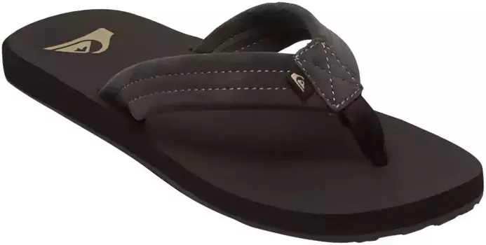 Шлепанцы Quiksilver "CARVER SUEDE CORE", коричневый