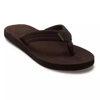 Шлепанцы Quiksilver Carver Suede Pl, коричневый