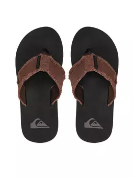 Шлепанцы Quiksilver Ctk0, коричневый/черный