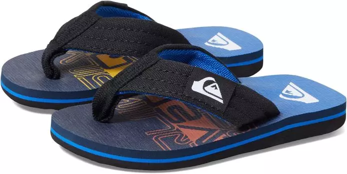 Шлепанцы Quiksilver Kids Molokai Layback II Flip Flops Quiksilver, цвет Blue 6