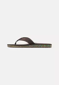 Шлепанцы Quiksilver, коричневый