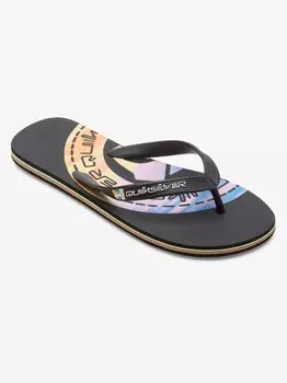 Шлепанцы Quiksilver MOLOKAI ART II, черный