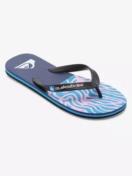 Шлепанцы Quiksilver MOLOKAI ART II, черный