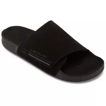 Шлепанцы Quiksilver Rivi Suede, черный