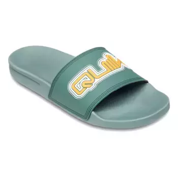 Шлепанцы Quiksilver Rivi Wordmark Ii, зеленый