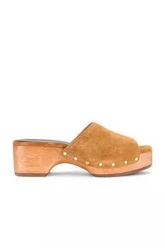 Шлепанцы Rag & Bone Mara Clog, цвет Tobacco Suede