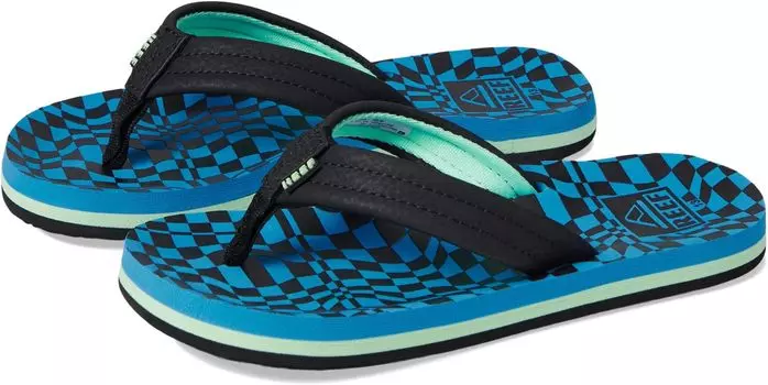 Шлепанцы Reef Kids Ahi Flip Flop Reef, цвет Swell Checkers