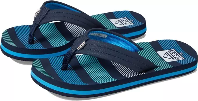 Шлепанцы Reef Kids Ahi Flip Flop Reef, цвет Deep Sea Stripes