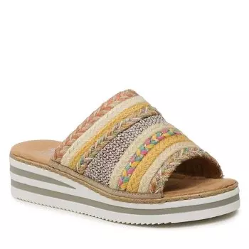 Шлепанцы Rieker, цветной/бежевый