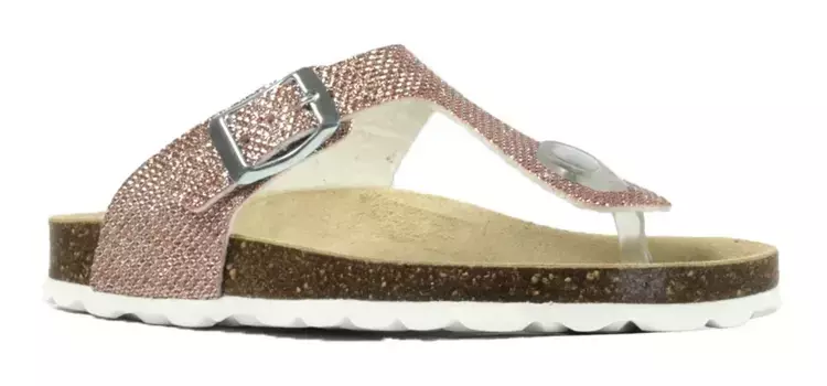 Шлепанцы Рихтера, летняя обувь, тапочки, дианетта с мягкой кожаной стелькой Richter, цвет Rosgoldfarben