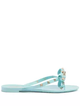 Шлепанцы Rockstud Valentino Garavani, синий