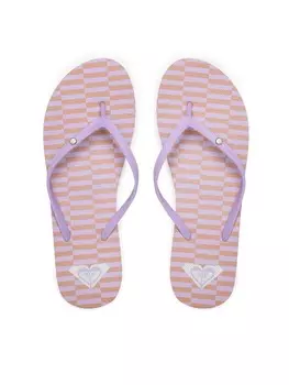 Шлепанцы Roxy, фиолетовый