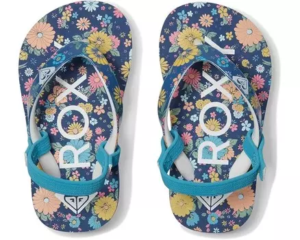 Шлепанцы Roxy Kids TW Pebbles VI, цвет Heather Navy