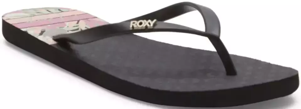Шлепанцы Roxy "VIVA PRINTED", черный