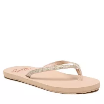 Шлепанцы Roxy, золото