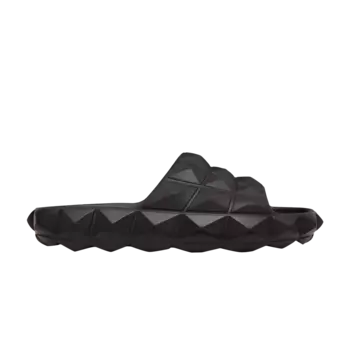Шлепанцы Rubber Wmns Roman Stud Turtle Slider Valentino, черный