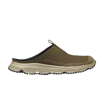 Шлепанцы RX Slide Leather Advanced Salomon, коричневый