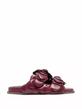 Шлепанцы с аппликации Valentino