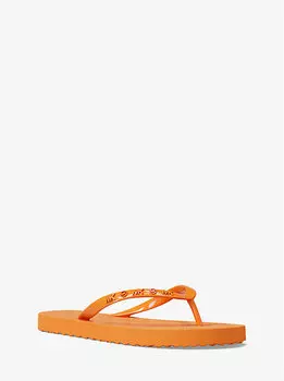 Шлепанцы с фирменным логотипом Michael Kors, оранжевый