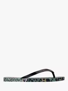 Шлепанцы с леопардовым принтом Ipanema, зеленый/разноцветный