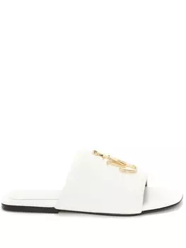 Шлепанцы с логотипом Anchor JW Anderson, белый