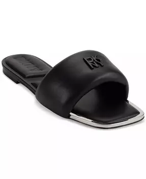 шлепанцы с логотипом Drea DKNY, черный