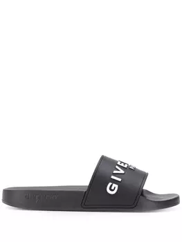 Шлепанцы с логотипом Givenchy, черный
