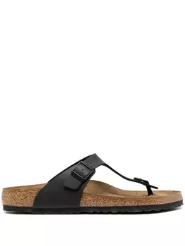 Шлепанцы с пряжками Birkenstock, черный