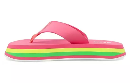 Шлепанцы с ремешками-ремешками Msgm, розовый