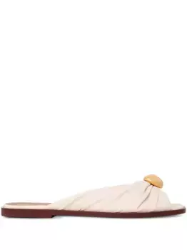 Шлепанцы с узлом ZIMMERMANN, нейтральный