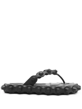 Шлепанцы с заклепками Alexander Wang, черный
