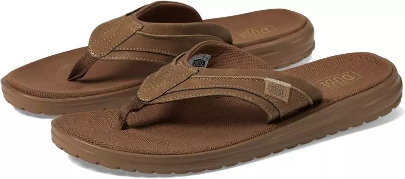 Шлепанцы Sami Hey Dude, цвет Saddle